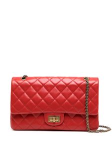 CHANEL Pre-Owned sac porté épaule 2.55 Double Flap - Rouge