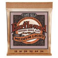 Ernie Ball 2146 Earthwood Phosphor Bronze Alloy Medium Light 012 - 054 snarenset voor westerngitaar