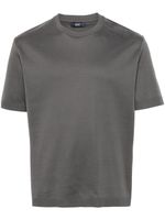 Herno t-shirt en coton à col rond - Gris