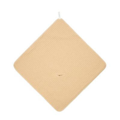 Koeka Antwerp badcape flanel/wafelstof 100x105 cm sahara