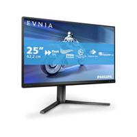 Philips Evnia 25M2N5200U - Gaming Monitor Full HD 25 inch, 360 Hz, 1 ms, FreeSync Premium, HDR400 (1920 x 1080, 2 x HDMI 2.0, 1x DisplayPort 1.4, USB-hub) zwart