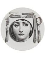 Fornasetti "Tema e variazioni" Assiette - Blanc