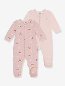 2 slaappakjes PETIT BATEAU rozen