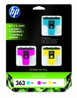 HP HPCB333EE INKTCARTRIDGE NO 363 C/M/Y 3 - PACK - (Verbruiksartikelen > Inkt en tonercartridges)