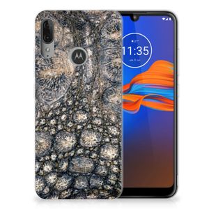 Motorola Moto E6 Plus TPU Hoesje Krokodillenprint