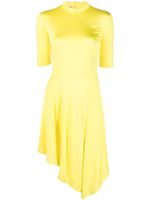 Stella McCartney robe à ourlet asymétrique - Jaune