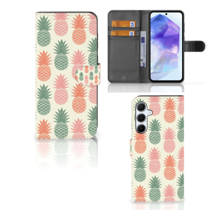 Samsung Galaxy A55 Book Cover Ananas