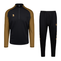 Robey - Performance Half-Zip Trainingspak - Zwart/ Goud - thumbnail