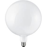 LED Lamp WiZ - Smart LED - Trion Polo - Globe - E27 Fitting - 6W - Slimme LED - Dimbaar - Nachtlamp - Mat Wit - Glas