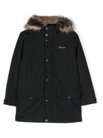 Barbour Kids veste à logo brodé - Noir