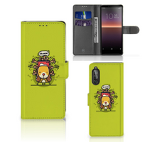 Sony Xperia 10 II Leuk Hoesje Doggy Biscuit