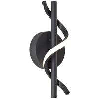 Brilliant Lamp Eunice LED wandlamp zwart mat zwart 7,5 W LED geïntegreerd