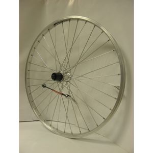 Achterwiel 26-1.75 559 8V cass uitval alu velg zilver