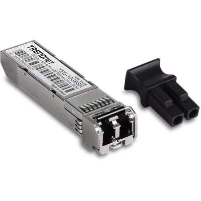 TRENDnet, TEG-10GBSR, 10GBASE-SR SFP + multi-mode LC-module (550m met DDM), Hot Pluggable Fiber SFP+ Transceiver, 850nm golflengte, zilver