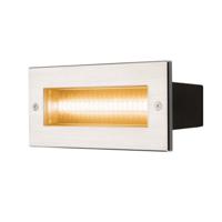 SLV Inbouw wandlamp Brick 950 lumen metaalgrijs 233650 - thumbnail