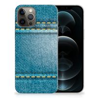 iPhone 12 Pro Max Silicone Back Cover Jeans - thumbnail