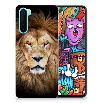OnePlus Nord TPU Hoesje Leeuw OnePlus Nord TPU Hoesje Leeuw