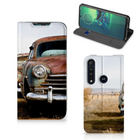 Motorola G8 Plus Stand Case Vintage Auto