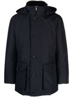 BOSS parka imperméable à capuche - Bleu