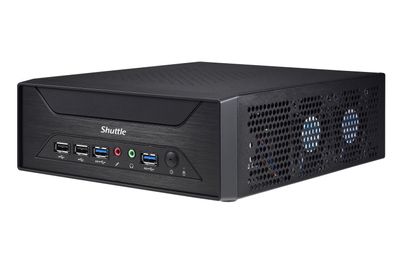 Shuttle XPC slim Barebone XH510G - S1200, Intel H510, 1xDP, 1xHDMI, 1x PCI-E 16X, 1x LAN, 1x 2.5", 2x M.2, 24/7 permanent gebruik