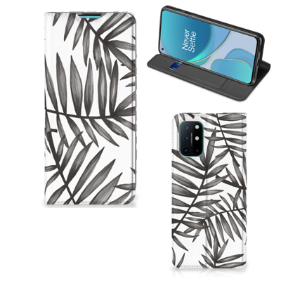 OnePlus 8T Smart Cover Leaves Grey