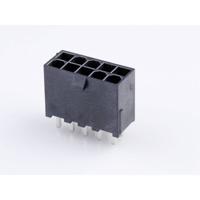 Molex 462071110 Male header, inbouw (standaard) Totaal aantal polen: 10 Rastermaat: 4.20 mm Inhoud: 1 stuk(s) Tray - thumbnail