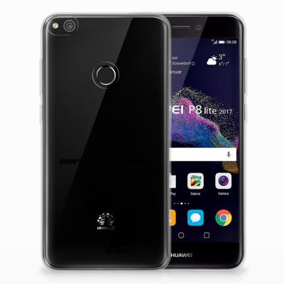 Huawei P8 Lite 2017 Silicone-hoesje Gun Don't Touch My Phone