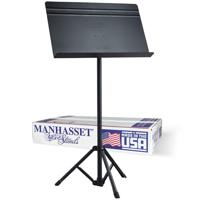 Manhasset Voyager muziekstandaard (zwart) 5201