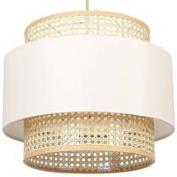 Beliani - YUMURI - Hanglamp - Natuurlijk - Polyester