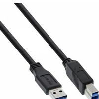 InLine 4043718129942 USB-kabel 2 m USB 3.2 Gen 1 (3.1 Gen 1) USB B USB A Zwart - thumbnail