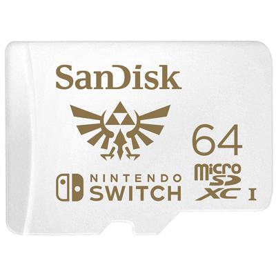 SanDisk Extreme Nintendo Switch™ microSDXC-kaart 64 GB UHS-I, UHS-Class 3 Geschikt voor Nintendo Switch