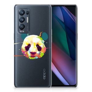 OPPO Find X3 Neo Telefoonhoesje met Naam Panda Color