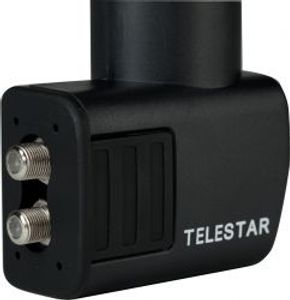 Telestar SkyTwin HC Twin LNB Aantal gebruikers: 2 Feed-opname: 40 mm Weerbestendig Zwart, Lichtgrijs