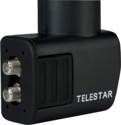 Telestar SkyTwin HC Twin LNB Aantal gebruikers: 2 Feed-opname: 40 mm Weerbestendig Zwart, Lichtgrijs