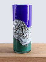 Vaas Petrovskiy blauw/groen Vaas Petrovskiy blauw/groen