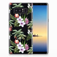 Samsung Galaxy Note 8 TPU Hoesje Flamingo Palms