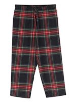 MC2 Saint Barth Kids bas de pyjama à motif tartan - Rouge