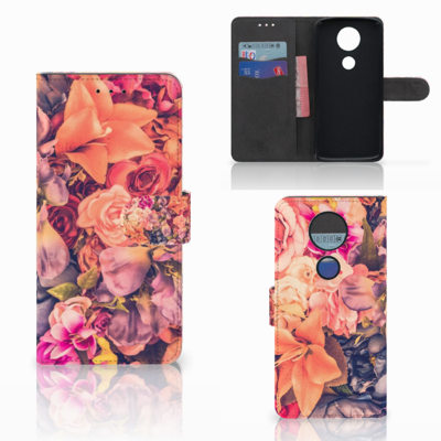 Motorola Moto E5 Plus Hoesje Bosje Bloemen Motorola Moto E5 Plus Hoesje Bosje Bloemen