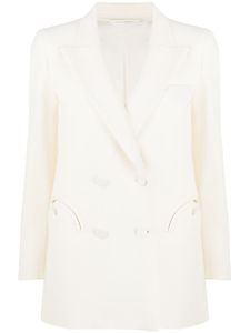 Blazé Milano blazer à boutonnière croisée - Blanc