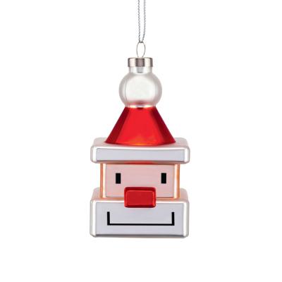Alessi Le Palle Quadrate Kerstornament Santa Cube Alessi Le Palle Quadrate Kerstornament Santa Cube