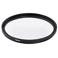 Hama UV-filter (UV-bescherming en bescherming, 4-voudige compensatie, antireflecterende behandeling, voor 77 mm cameralens, O-Haze, behandeld) zwart