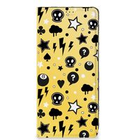 Mobiel BookCase OPPO A58 4G Punk Geel - thumbnail