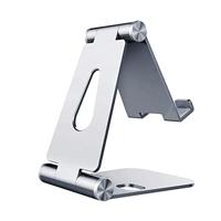 AISENS MS2PM-086 tafelhouder maat M verstelbaar (2 pivoten) voor telefoon/tablet, zilver