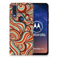 Motorola One Vision Hoesje maken Retro