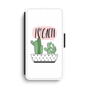 I love cacti: iPhone XS Max Flip Hoesje