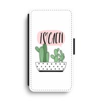 I love cacti: iPhone XS Max Flip Hoesje - thumbnail