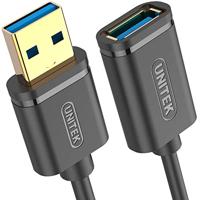 UNITEK Verlengkabel 0,5 meter USB SuperSpeed 3.1 Gen 1 │ USB A male naar USB A female │ Verlenging voor printer, toetsenbord, kaartlezer 5Gbps