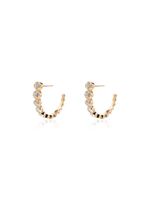 Sophie Bille Brahe 18kt yellow gold half-hoop diamond earrings - Or