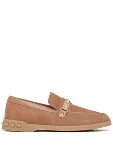 Valentino Garavani mocassins Leisure Flows en cuir - Marron