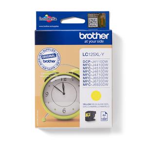 Brother LC-125XLY inktcartridge 1 stuk(s) Origineel Geel